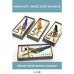 Letsii Renkli Şık Divit Hokka Seti Tüy Ve Hokka