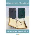 Letsii Şık Deri Kapaklı Defter Model 18 - Çok Renkli - Defter & Ajanda