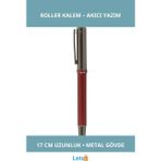 Letsii Şık Kırmızı Metal Roller Kalem Profesyonel Tasarım - Çok Renkli - Tükenmez Kalem
