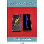 Letsii Şık Mavi Metal Touchpen Tükenmez Kalem Dijital ve Klasik Kullanım Için Ideal - Çok Renkli