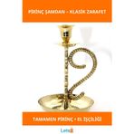 Letsii Şık ve Modern Pirinç Tekli Şamdan