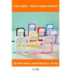 Letsii Silikon Kılıflı Anahtarlıklı 45ml Sprey Şişesi