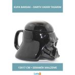 Letsii Star Wars Darth Vader Temalı Seramik Kupa Bardak 13X17 cm - Renkli - 1 Adet