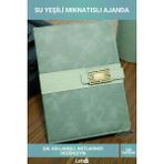 Letsii Su Yeşili Termo Deri Mıknatıslı Tarihsiz Ajanda Defter - Çok Renkli - Tek Ebat - Defter & Ajanda