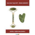 Letsii Yeşim Taşı Gua Sha Masaj Seti Cilt Bakım ve Rahatlık Için Özel - Cilt Bakım Aleti