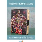 Letsii Zarif Deri Defter 18X13 cm Dayanıklı Yazma Aracı - Çok Renkli - Defter & Ajanda