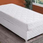 Letto Plus + Ortopedik Yaylı Yatak, Beyaz, 90X190