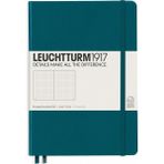 Leuchtturm Not Defteri Noktalı Orta Boy A5 Sert Kapak 249 Sayfa Pasifik Yeşili