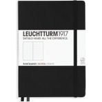 Leuchtturm Not Defteri Noktalı Orta Boy A5 Sert Kapak 249 Sayfa Siyah