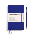 LEUCHTTURM1917 372352 Not Defteri Paperback B6+, Sert Kapaklı Yazı Defteri, 219 Numaralı Sayfa, Mürekkep, Çizgili