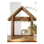Leur Home Ev Şeklinde Mini Anahtarlık Raf