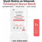 LEUREY Nose strip, Siyah Nokta ve Gözenek Temizleyici Burun Bandı 1'li