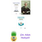 Lev Nikolayeviç Tolstoy 3 Kitap Seti + Çim Adam Hediye