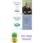 Lev Nikolayeviç Tolstoy 4 Kitap Seti + Çim Adam Hediye - Hayır