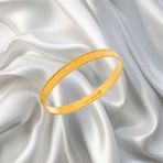 LEVA GOLD 22 Ayar Aynalı Kibrit Çöpü Bilezik - 6,0