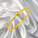 LEVA GOLD 22 Ayar Kristal Model Aşk Düğümü Bilezik 15 gr - 6,0