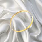 LEVA GOLD 22 Ayar Yarı Simli Kibrit Çöpü Bilezik - 6,0