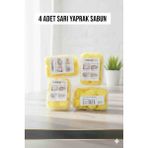 Leva Hause Sihirli Yaprak Sabun Parfümlü 4 Pk Kolay Erime - Limon Sarısı