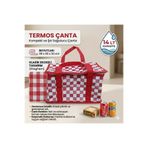 LEVA HAUSE TERMOS ÇANTA 14 LT KAPAAİTE 20X20X33 cm KIRMIZI BEYAZ