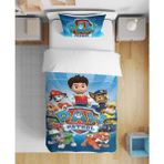 Leva Home Paw Patrol Desenli 3D Dijital Baskılı Tek Kişilik Çarşafsız Erkek Çocuk Nevresim Takımı - Mavi - 160 x 220 cm