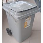 Leva House ÇÖP KONTEYNER 30 Lt. ÇETİN GRİ ( H : 48 x 33 x 40 cm ) - Gri