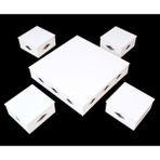 Leva House Decorev Tabureli Ahşap Yer Sofrası 4 Tabure 1 Sofra