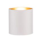 Levaillant Krem Abajur Şapka & Başlık - İçi Gold Kaplama, 15 cm Çap, 18 cm Yükseklik - Özel Üretim & Kusursuz İşçilik