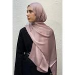 Levamor Kadın Ipek Karışımlı Parlak Floş Abiye Şal - Rose