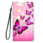 LeviDo Oppo A17 ile uyumlu kılıf, silikon, komik desen, motif, deri, kart bölmesi, katlanabilir, manyetik kılıf, cüzdan, cep telefonu kılıfı, tampon kapak, kelebek