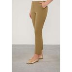 levidor Beli Lastikli Cep Detaylı Pantolon, 40, 410084, Haki, Kadın