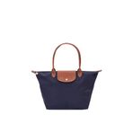 levidor Deri Tote Omuz Çantası, Standart, 930434, Lacivert, Kadın