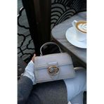 levidor Desenli Askı Detay Omuz Çantası, Standart, 930430, Gri, Kadın