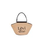levidor Hasır Görünümlü El Çantası, Standart, 930449, HAKİ - SİYAH, Kadın