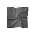 levidor K.Gri Geçişli Twill İpek Eşarp, 90x90, V23180, K.Gri, Kadın