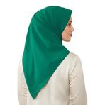 levidor K.Yeşil Pamuklu Cazz Kare Eşarp, 90x90, Cazz Kare Eşarp, K.Yeşil, Kadın
