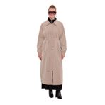 levidor Kapitone Detaylı Trençkot, 52, 530086, Camel, Kadın