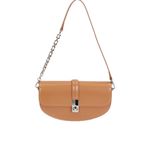 levidor Metal Detaylı Omuz Çantası, Standart, 930408, Kahve, Kadın