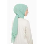 levidor Mint Yeşili Bambu Kraş Şal, 80 x 190, V1545, Mint Yeşili, Kadın
