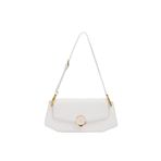 levidor Oval Gold Aksesuarlı Omuz Çantası, Standart, 930305, Beyaz, Kadın