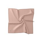 levidor Petek Desen Twill İpek Eşarp, 90 x 90, Petek Desen, Pudra, Kadın