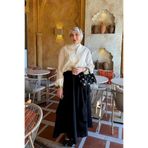 levidor Pilise Detaylı Etek, 40, V2944, Siyah, Kadın