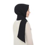 levidor Saly Abiye Şal, 75 x 190, LVD.PLY.0004_C270, Siyah, Kadın