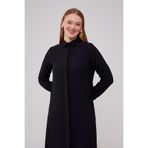 levidor Şifon Tunik, 38, V25099, Siyah, Kadın