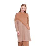 levidor Simli Triko Tunik V11407, 40, 3731, Camel, Kadın