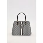 Levidor Siyah Monogram Desenli Kadın El Çantası -930361 - Standart