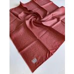 Levidor Tivil İpek Eşarp 4043-9 Mercan Karışık Desen
