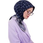 Levidor Twill Eşarp (Trend) LDT259-05 - Lacivert - 90 x 90 cm