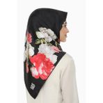 levidor Twill Saf İpek Eşarp, Tek Ebat, V11620, Kırmızı, Kadın