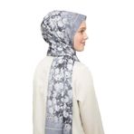 levidor Twill Şal V26276, Tek Ebat, Twill Şal, Gri, Kadın