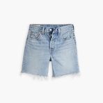Levi's 501 Mid Thigh Kadın Şort, Light Indigo - Worn In (0000), 26